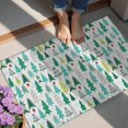 thumbnail image 4 of Green Christmas Tree Pattern Door Rugs,Washable Non Slip Door Mats Indoor,Decorative Door Mats,Entry Mat Indoor for Entrance,Bedroom,Kitchen,Bathroom,20"x32", 4 of 6