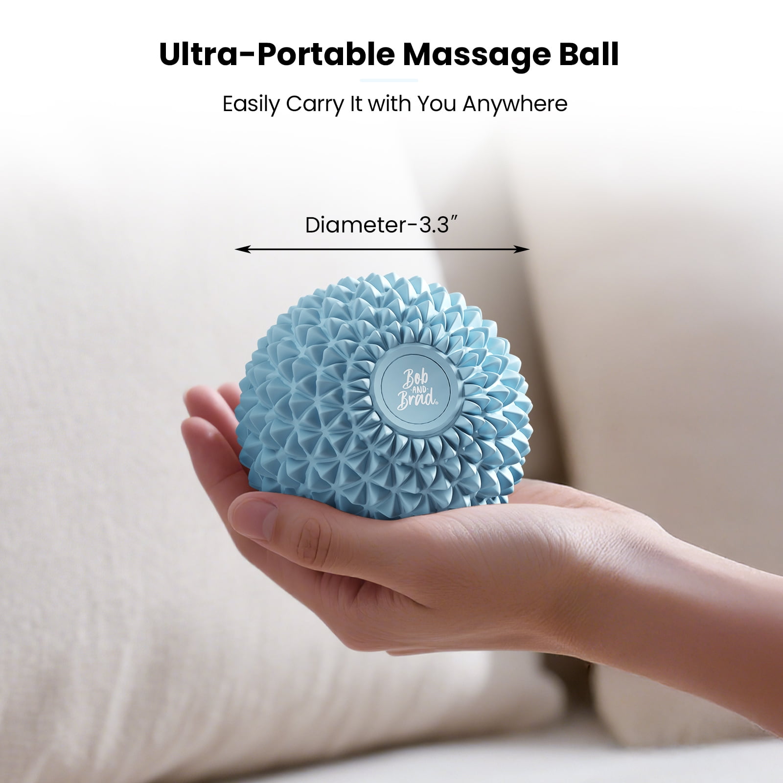 Bob and Brad Vibrating Massage Balls,Deep Tissue Relieving Muscle &  Pressure for Neck Back Leg Pain Relief Fitness Balls
