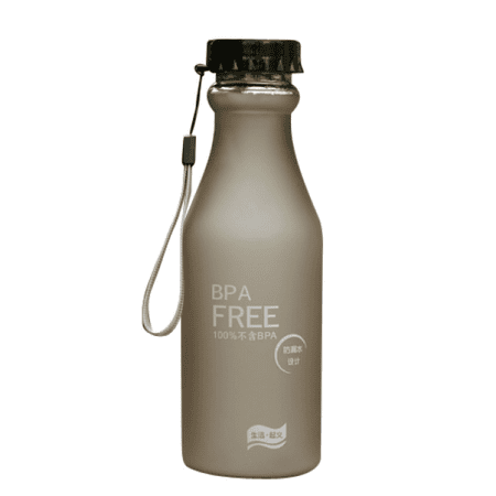 

Huachen 550ML Unbreakable Outdoor Sports Travel Water Bottle Portable Leak-proof BK