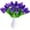 Dark Purple, variant on HAOSHICS 10PCS Artificial Tulips Fake Holland Tulip Real Touch Bouquet Flowers Latex Tulips for Wedding Home Hotel Party Garden Decor (Pink)
