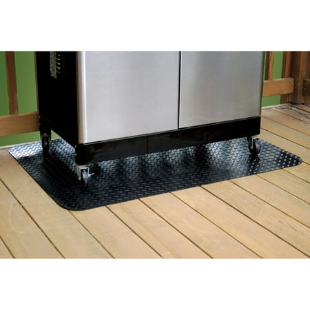 G-Floor Grill Mat, 47" x 32", Diamond Tread, Midnight Black