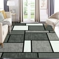 thumbnail image 2 of Hasoo 8' x 10' Gray Splicing Color Blocks Carpet Area Rug Living Room Bedroom Home Play Decoration Large Floor Mat, 2 of 5