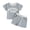 Sky Blue, variant on Toddler Baby Boy Summer Clothes Set Letter Birthday Dude Cartoon Car Print Outfits 6 9 12 18 24 Months 2T 3T 4T Crew Neck Short Sleeve Tops and Shorts
