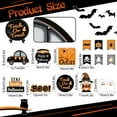 thumbnail image 2 of Husfou Happy Halloween Tiered Tray Decor Set, Wooden Tabletop Centerpieces Signs Truck Pumpkin Ghost Table Decorations for Halloween Party Supplies, 2 of 6
