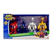 Super Wings Transforming 4-Pack - Jett, Donnie, Paul, and Astra