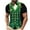 Green4, variant on biudgviw Golf Shirts for Men St Patrick's Day Print Short Sleeve Tops Moisture Wicking Button Lapel Workout Summer Tees
