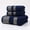Blue, variant on Luxurious 100% Cotton Towel Set, 400 Gsm - Perfect Gift for Couples, Ultra-Soft And Absorbent