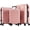 Pink, variant on 3-Piece Luggage Sets, Lightweight Hardside Suitcases with Spinner Wheels, Expandable Lightweight Rolling Suitcase Sets with TSA Lock, Pink(20/24/28 Inch)