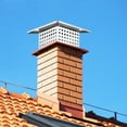 thumbnail image 6 of 8" x 8" Chimney Cap, 304 Stainless Steel Fireplace Chimney Cover Flue Caps, with Adjustable Metal Strips, Screws & Gloves, 6 of 7