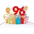 thumbnail image 2 of iGifts And Cards Happy 96th Birthday with Presents 3D Pop Up Greeting Card – Ninety-six, Awesome, Balloons, Unique, Celebration, Cool, Feliz Cumpleaños, Party, Congrats, 2 of 5