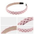 thumbnail image 4 of Unique Bargains 1 Pc Rhinestone Headbands Bling Hairband for Women Pink 0.79 Inch Wide, 4 of 7