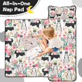thumbnail image 4 of Husky Dog Flower Floral Toddler Nap Mats for Kids Preschool,Sleeping Mat Bag or Kids,Toddler Sleeping Bag,Toddler Nap Mat or Daycare, 4 of 6