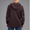 thumbnail image 4 of Vortex Optics Men's Frontier Limits 1/4 Zip Hoodies (Color: Rich Mahogany, Size: Large), 4 of 4