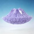 thumbnail image 6 of HAOTAGS Mini Skirt GirlsSolid Elastic Waist Adjustable Tutu Skirts Purple 0-2 T, 6 of 6