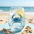 thumbnail image 3 of Tuvgenk Stemless Wine Glass with Nautical Art for Cocktails Water and Coastal Home Decor, 3 of 7