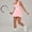 Pink, variant on SKQIT Womens Tennis Dress Built in Bra and Shorts Athletic Dress Golf Outfits Workout
