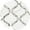 Statuario Silver, variant on The Tile Life Tahitian Pearl Lantern Calacatta Gold Glass Wall Tile, 14" x 14.5", 1-Piece