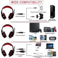 thumbnail image 1 of Gaming Headset compatible with PS5 PS4 PC Xbox One, Surround Sound Over Ear Headphones with Mic, 1 of 4