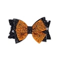 thumbnail image 1 of Accesorios para la cabeza de Halloween Vestido con lazo oscuro Accesorios para el cabello Materiales Accesorios para el cabello para niñas Clip de lazo de tres capas Clip para el cabello, 1 of 1