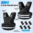 thumbnail image 2 of Chaleco pesado IOKI ajustable de 5 a 8 kg para mujeres y hombres, 2 of 8