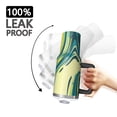 thumbnail image 3 of 40oz Tumbler with Handle and Straw, Vacuum Insulated Stainless Steel Travel Mug, Fits Car Cup Holder, Liquid & Marble Print, 3 of 6