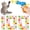 One Gun + 100 Plush Balls, variant on FORICOM Cat Toy Ball Set, 50pcs Plush Cat Pom Pom Balls & 1 Plastic Cats Fetch Toy Launcher Set for Kitten Catch Fetch Interactive Cat Toy with Colorful Cat Ball for Indoor Cats (50Balls+1 Launcher)