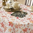 thumbnail image 3 of Fall Tablecloth Oval Thanksgiving Tablecloth,Leaf Tablecloth, Harvest Tablecloth, Fall Tablecloths for Oval Tables, Spill-Proof Table Cloth for Dining Room Table,54x72inch, 3 of 5