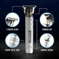 thumbnail image 2 of Barbasol Zero-Gapped T-Blade Trimmer for Men, Beard Trimmer w/ 3 Guide Combs, Silver, 2 of 10