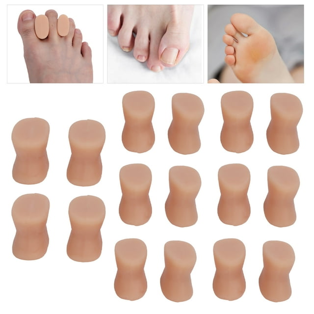 Separador de dedos de los pies de silicona reduce la fricción soporte máximo corrector de dedos de los pies de silicona alinea los dedos de los pies para uso diario ANGGREK Otros