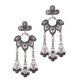 thumbnail image 5 of Mujeres Boho Vintage Metal Flor Borla de Cristal Pendientes Colgantes Pendientes de Oreja Joyería, 5 of 6