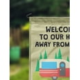 thumbnail image 2 of Printtoo Tan Welcome To Our Home Away From Home Campsite Camping Flags Personalized Outdoor GardenFlagsCamp Decor Accessory Double SidedFlags12.5x18 Inches, 2 of 4