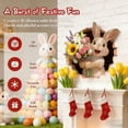 thumbnail image 6 of Easter Bunny Wall Decal, 3D Effect Ripped Style Sticker, Waterproof Self-Adhesive Decoration for Window, Door, Toilet Seat, Home, School, Office, 6 of 6