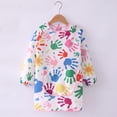 thumbnail image 3 of Tiijoy Kids Waterproof Painting Apron with Front Pocket Long Sleeves Art Smock, Sizes 8-12, 3 of 4