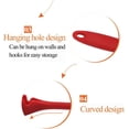 thumbnail image 5 of 2PCS Spaghetti Cuillère Pâtes Serveur Spaghetti Portable Serveur Durable de Qualité Alimentaire Cuillère à Pâtes Serveur pour les Nouilles, Spaghetti Passoire & Serveur Cuillère, 5 of 5