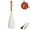 White, variant on New Icefavor Spatula Spoon, BPA-FREE Multifunction Spatula Cooking Spoon for Mixing, Scoop, and Scrape, Heat-Resistant with Wooden Handle, Easy to Clean Kitchen Utensil (Black, L)