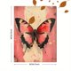 thumbnail image 3 of Qisvanset 12x16 Inch Pink Butterfly Scripture Canvas Wall Art, Seek Faith Bible Verse Home Wall Poster Decor, 3 of 8