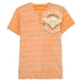 thumbnail image 2 of Camiseta henley Ecko Unltd. Skulls Fly Better para hombre naranja extragrande, 2 of 2