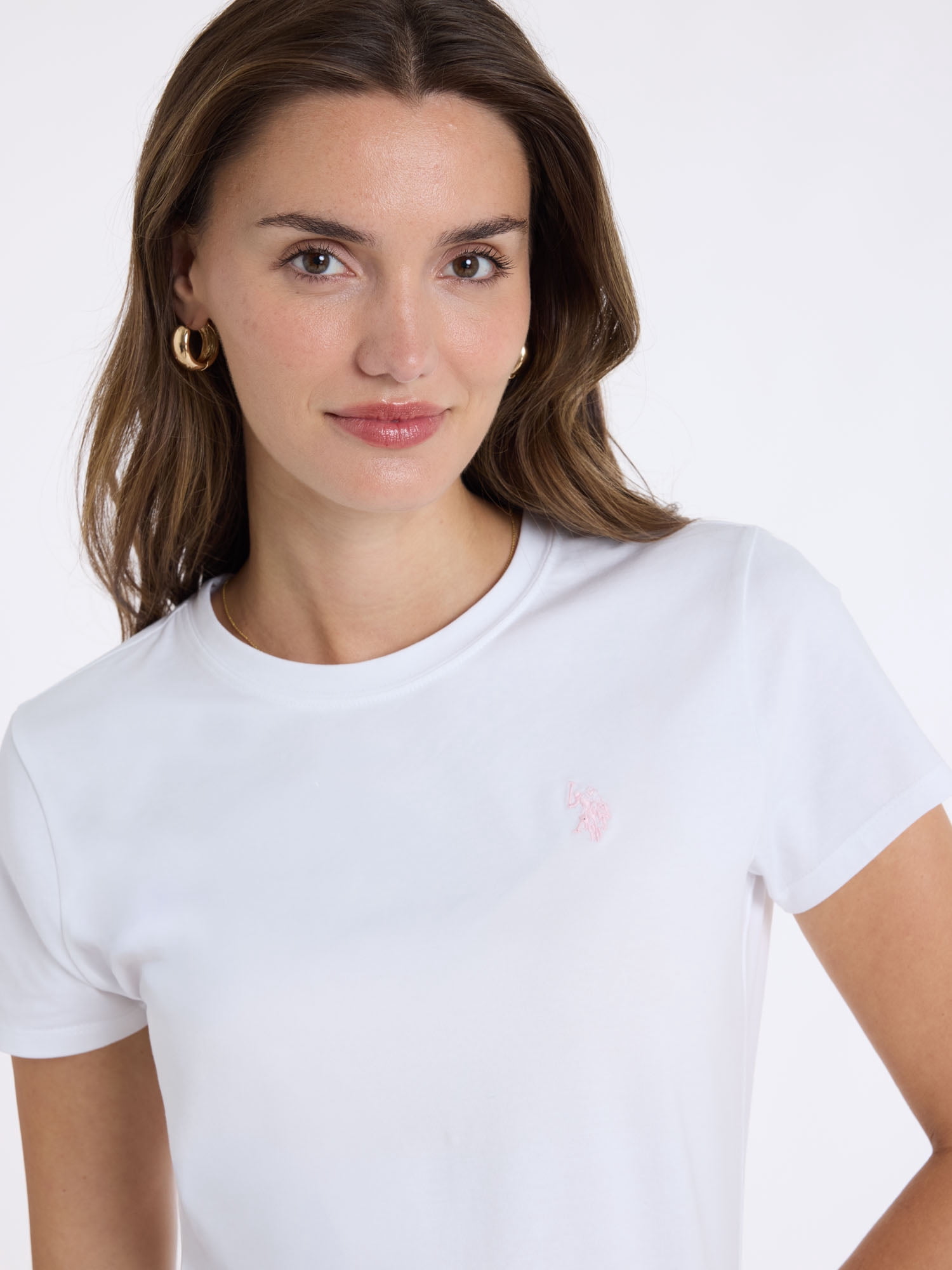 U.S. Polo Assn. Women's Luxury Feel Crew Neck Tee
