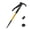 Gold, variant on Mountaineering Stick Light Weight Trekking Poles Regulable Walking Stick for Hiking and Exploration