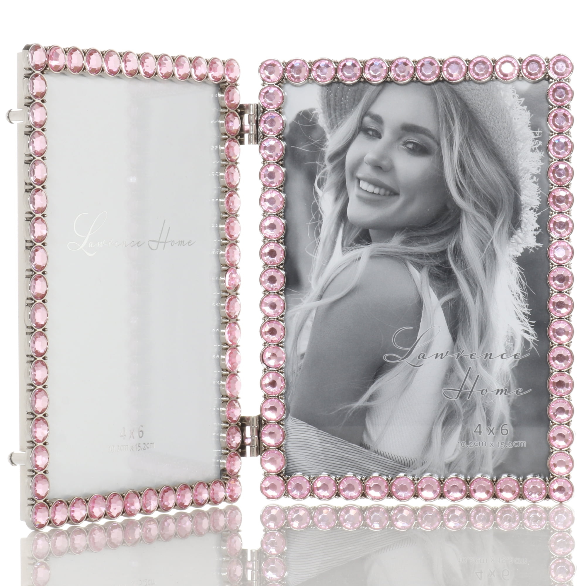 6x6 Frame Stainless Steel Silver Picture Frame - Modern Frame Includes UV  Acrylic Shatter Guard