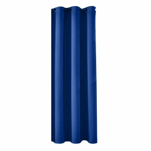 Cortinas de 99 cm de ancho y 198 cm de largo, opacas, para dormitorio y sala de estar. Cortinas de poliéster con ojales, aislamiento térmico y reducción de ruido. Par de paneles individuales.