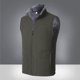 thumbnail image 4 of Otoño de los hombres Chaleco de lana chaqueta de invierno Casual Chaleco de felpa forro cortavientos abrigo térmico senderismo Camping esquí Chaleco 5XL, 4 of 4