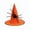 Orange, variant on Honmine Classic Pointed Wizard Hat with Black Bug Ornament Non Woven Fabric, Adult Kid Role Outfit Halloween Party Dress Up, Holiday Wear Accessory