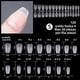 thumbnail image 1 of 120 Pieces Mini False Nails Transparent Soft Gel Full Coverage For Manicure Extensions, 1 of 5