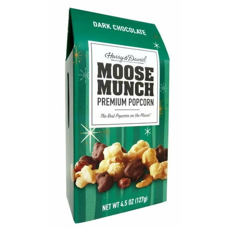 Harry & David Dark Chocolate Moose Munch Premium Popcorn 4.5 oz.