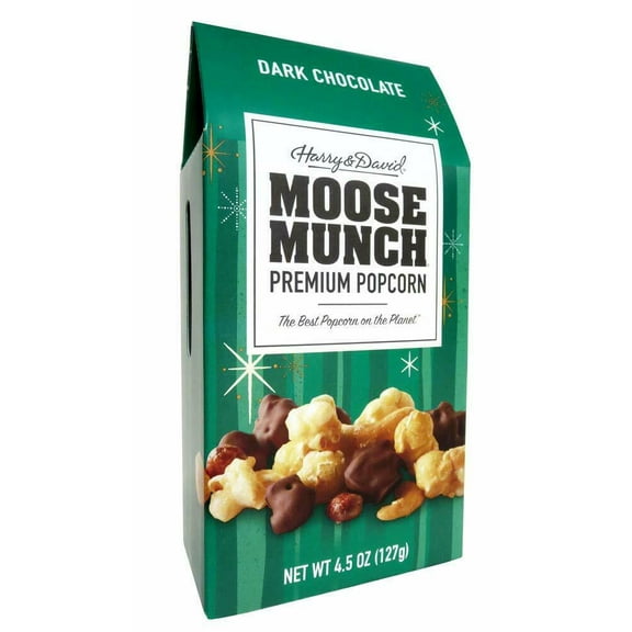 Harry & David Dark Chocolate Moose Munch Premium Popcorn 4.5 oz.