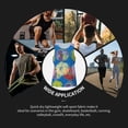 thumbnail image 7 of Rateoe Colorful floral Pattern Sleeveless Gym Shirt Muscle Tee Breathable Workout Shirt Slim-Fit Tank Quick Dry Fit Muscle Tank Top Bodybuilding Sleeveless T Shirt-4X-Large, 7 of 7