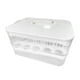 thumbnail image 2 of Cajón para guardar huevos frescos, soporte para huevos para refrigerador, temporizador de frescura, refrigerador 2 capas y blanco, 2 of 9