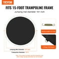 thumbnail image 2 of VEVOR Replacement Trampoline Mat Fits 15ft Frame 96 V-Rings 6.5" Spring Length, 2 of 9