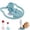 Sky Blue, variant on YCCMML Automatic Dog & Cat Water Dispenser, Anti-Tip Pet Drinking Fountain for Home Outdoor Travel